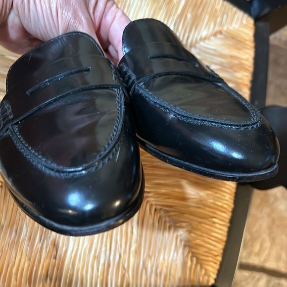 J CREW Academy penny-loafer mules in patent leather Classic Loafer Mule - Picture 4 of 13